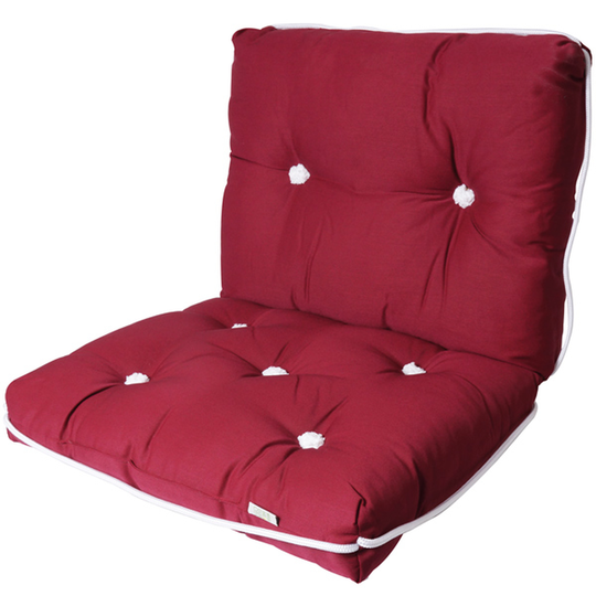 1852 Marine Quality Kapokpude Dobbelt Bordeaux Rød