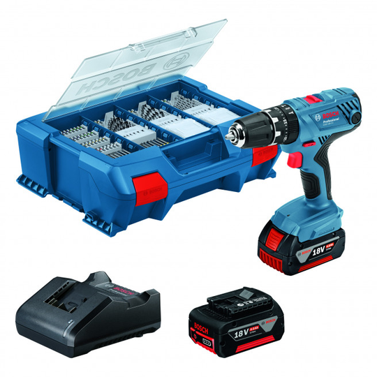 Bosch Slagboremaskine Gsb 18V-21 2x4a 82xac Lc - 06019H110C