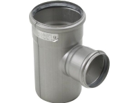 Blücher gr.rør 87.5gr.110-75mm - m.O-ringe RF AISI 304.Alm RF stål