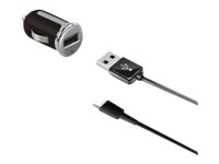Celly CCUSBTYPEC - Bilstrømsadapter - 2.4 A (USB) - på kabel: USB-C