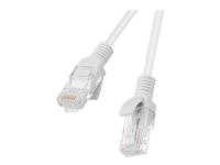 Lanberg - Patchkabel - RJ-45 (han) til RJ-45 (han) - 50 cm - UTP - CAT 5e - knastfri - grå, RAL 7035