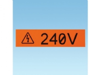 Panduit T100X000VXC-BK, 7,6 m, Sort, Gul, 25,4 mm, 1 stk