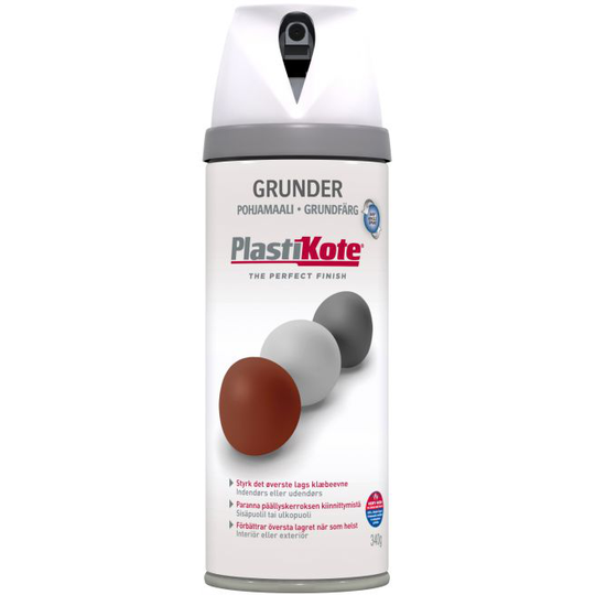 Plasti-kote Twist 25000 - Primer Hvid 400ml
