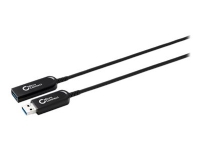 MicroConnect Premium - USB forlængerkabel - USB Type A (han) til USB Type A (hun) - USB 3.2 Gen 1 - 15 m - Active Optical Cable (AOC) - sort