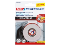 TESA 55791-00001, Støbetape, Hvid, 1,5 m, Udendørs, Plast, Træ, 1 kg/cm