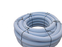 Drænrør 92-80mm. 100m rll. - med polyester. 2.3x7mm slids. blå. Uponor - (100 meter)