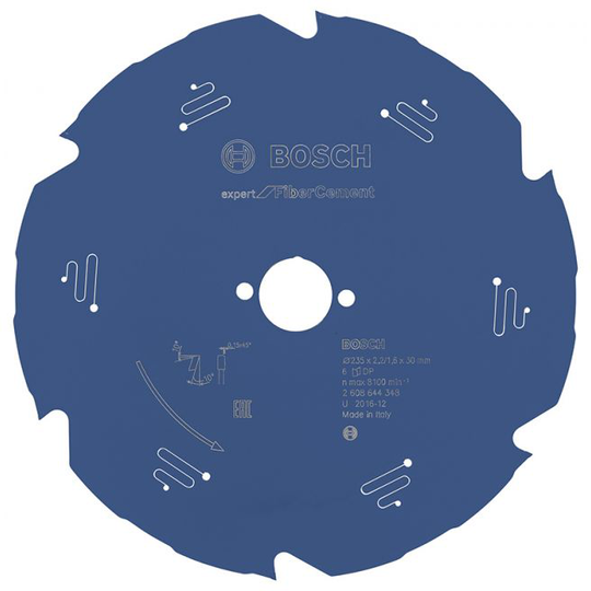 Bosch Rundsavsklinge 235x30x2,2mm 6t Exp Fiber Ceme - 2608644348