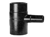 PE T-stk. 90° 200x90mm PN16 - PE100-SDR11. GF