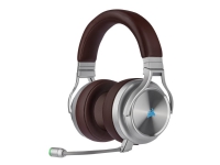 CORSAIR Gaming VIRTUOSO RGB SE - Headset - fuld størrelse - 2,4 GHz - trådløs, kabling - USB, 3,5 mm jackstik - espresso