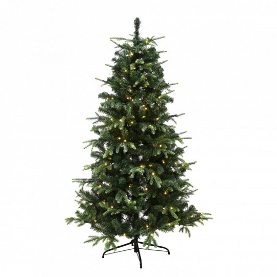 Juletræ kunstig PE/PVC VIGA, Klasse A, 170x116 cm m/LED NORDIC WINTER