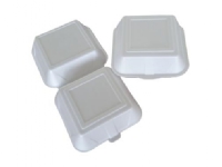 Burgerboks stor 155x155x80 mm XPS Hvid IP6,125 stk/pk