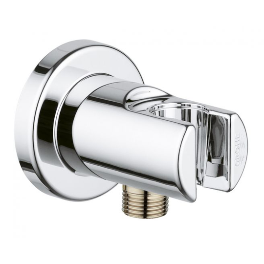 Grohe Relexa Tilslutningsbøjn Til Væg. Krom