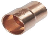 SANHA reduktionsmuffe 7/8-3/4 - kobberfittings til lodning. Industrikøl - 130 bar (CuFe)