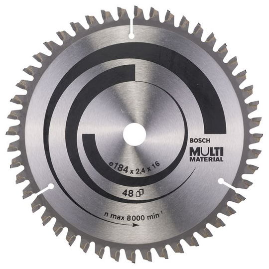 Bosch Rundsavsklinge Multi 184x2,4x16mm 48t - 2608640815