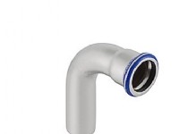 GEBERIT Bøjning 90 grader rustfri 22 mm muffe / nippel mapress
