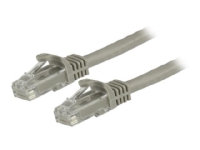 StarTech.com 10m CAT6 Ethernet Cable, 10 Gigabit Snagless RJ45 650MHz 100W PoE Patch Cord, CAT 6 10GbE UTP Network Cable w/Strain Relief, Grey, Fluke