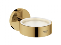 GROHE Essentials holder til glas og sæbedispenser - Poleret Cool Sunrise