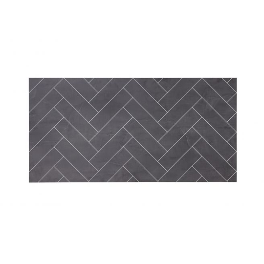 BerryAlloc Kitchenwall Sort Kalk Sildeben 2,2x600x1200mm