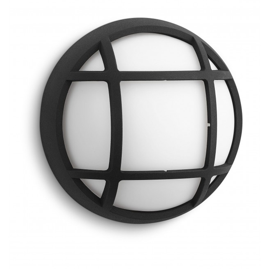 Philips Eagle Væglampe, sort 1x3w
