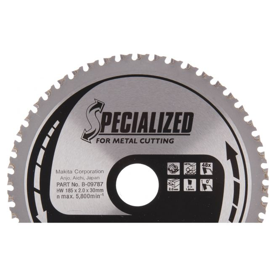Makita Hm-klinge 185mm 48t＃＃(B-33451) - B-09787