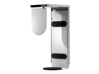 CPU-holder sølv - monterbar under skrivebord