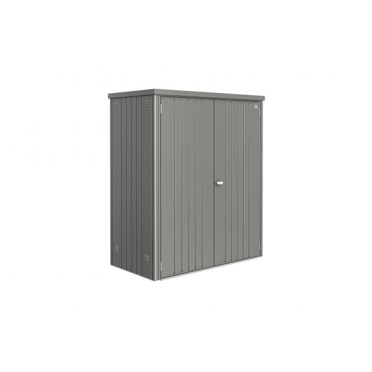 Biohort Redskabsrum 150 kvartsgrå metallic