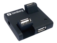 Sandberg USB Hub 4 Ports - Hub - 4 x USB 2.0 - desktop