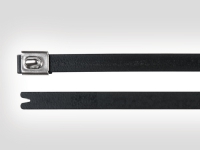 Hellermann Tyton MBT8SFC, Polyester, Rustfrit stål, Sort, 5 cm, 540 N, -80 - 538 °C, 20,1 cm