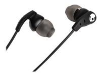 Skullcandy Set - Øreproptelefoner med mik. - i øret - kabling - Lightning - støjisolerende - sand sort