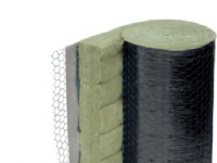 ISOVER U Protect 50x600x6000mm - Sort, mineraluld trådvævsmåtte. Pakke af 2 rll