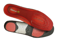 Sievi Dual Comfort Plus: Neutral Arch, Unisex, Voksen, Komfort indersål, Sort, Grå, Rød, EUE, 1 stk