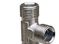 Uponor kompressionstee nippel/nippel/nippel 34