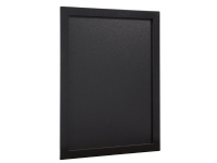 Tavle til væg Securit 40x30x1 cm med Ramme Sort,6 stk/krt