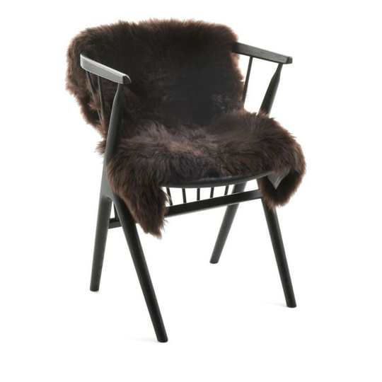 New Zealandske Lammeskind Mocha 60 x 95 cm