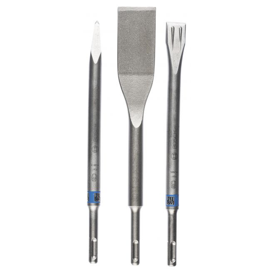 Bosch Fladmejselsæt SDS-plus 3stk - 2607019159