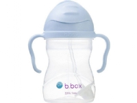 B.Box Innovative water bottle with a 6m Bubblegum straw + B.Box