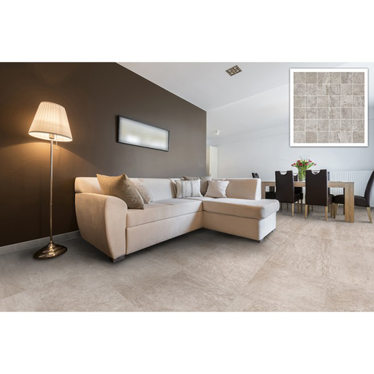 Evolution Beige Mosaico 5x5 30x30x0,7cm - gulvflise