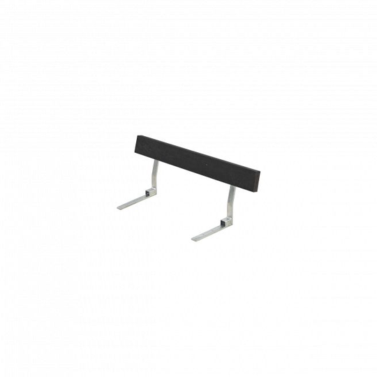 Plus Ryglæn til Møbler - Beslag + 1 stk. planke 118 cm - Genbrugsplast