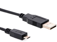 Helos 014666, 0,2 m, USB A, Micro-USB B, Hanstik/Hanstik, Sort