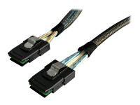 StarTech.com 100cm Serial Attached SCSI SAS Cable - SFF-8087 to SFF-8087 (SAS8787100) - SAS internt kabel - md sidebands - 4-Lane - 36 pin 4i Mini Mu
