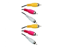 ICIDU - Video/audiokabel - sammensat video / audio - RCA x 3 han til RCA x 3 han - 1.8 m