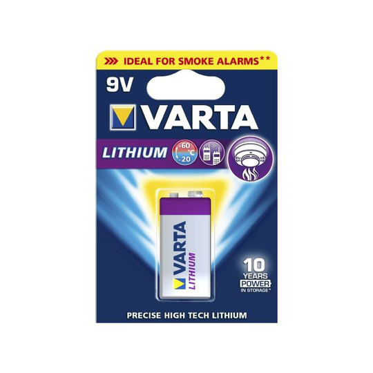 Varta Prof. Lithium - 9V - 1pk.
