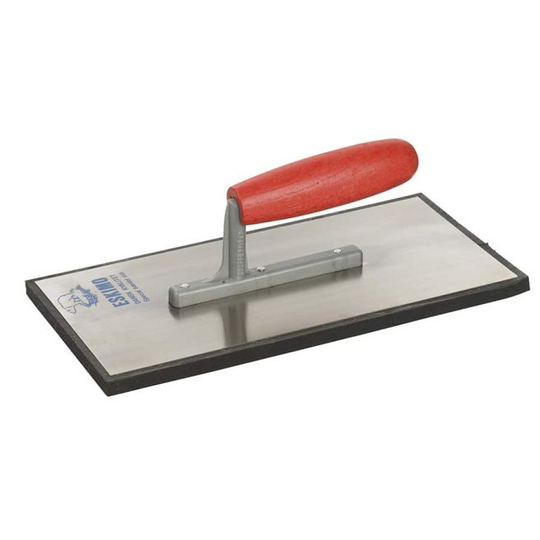 Eskimo Glittebræt M/gummi Rødt Håndtag 280x130x0,7mm - 24460