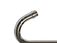 Børma Bruserør C - krom Ø19mm 3/4 oml 1/2 afg. til bruser 85mm fremspring