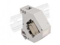Delock Hutschienenadapter mit Keystone Modul RJ45 Buchse Cat.6A LSA