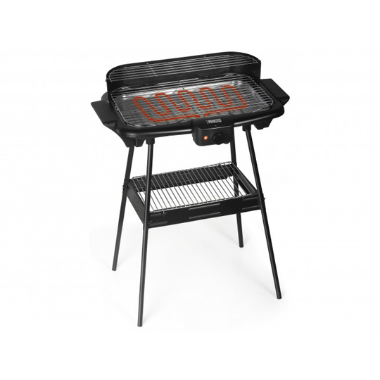 Princess 112247 2000 W Grill Elektrisk Sort