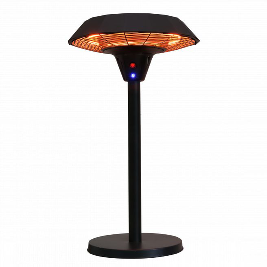 Terrassevarmer Bordmodel Ufo 800/1200/2000 W Remote Ha
