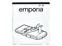 Emporia AK-V50-4G-BC, Batteri, Emporia, ACTIVE V50, Sort, Hvid, Lithium-Ion (Li-Ion), 1400 mAh
