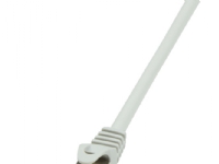 LogiLink - Patchkabel - RJ-45 (han) til RJ-45 (han) - 10 m - foldet uskærmet snoet par (F/UTP) - CAT 5e - grå