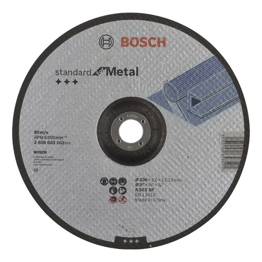 Bosch Skæreskive Metal 230x3mm Krøp Std - 2608603162